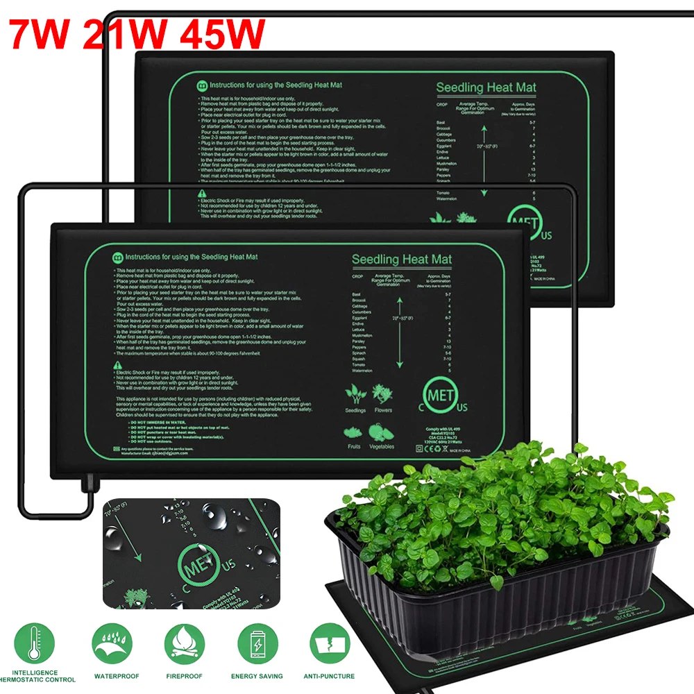 Seedling Heat Mat - Alas Pemanas Bibit 10/25/50CM untuk Tanaman
