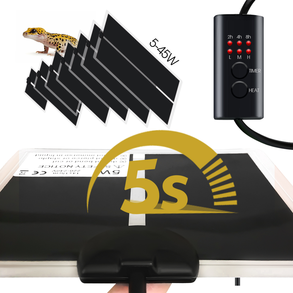 Seedling Heat Mat - EU Plug 5-20w reptil pengendali suhu