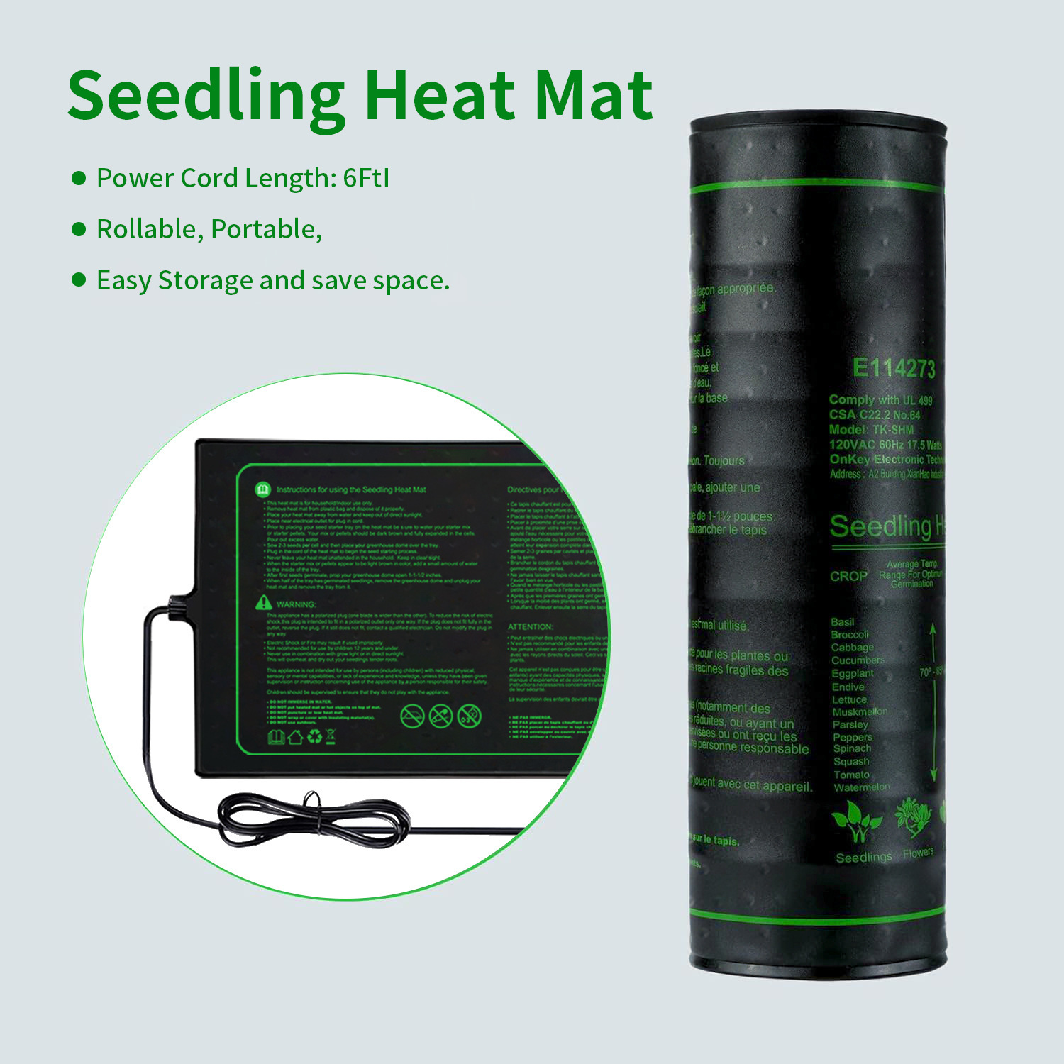 Alas Pemanas Bibit Dua Lembar  - Seedling Heat Mat ulasan dan harga