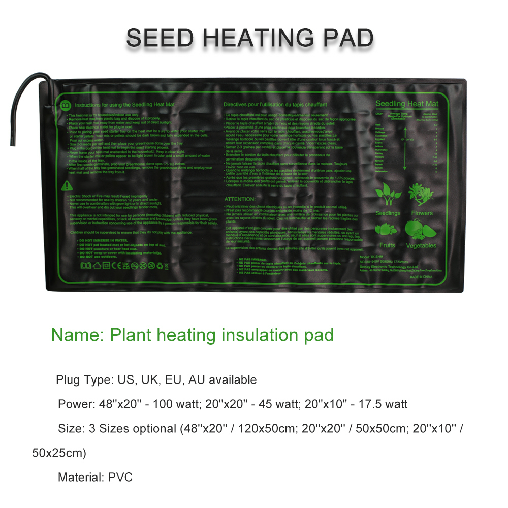 Bibit Bantalan Pemanas 3 Ukura - Seedling Heat Mat ulasan dan harga
