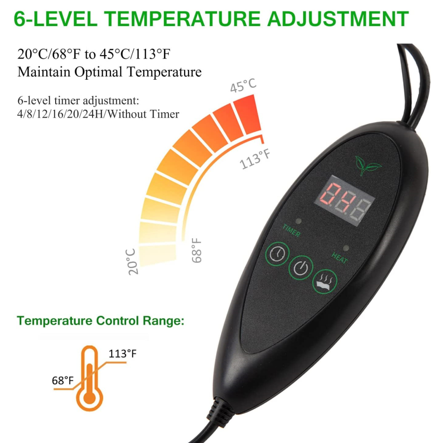 Bantalan panas tahan air alas  - Seedling Heat Mat ulasan dan harga