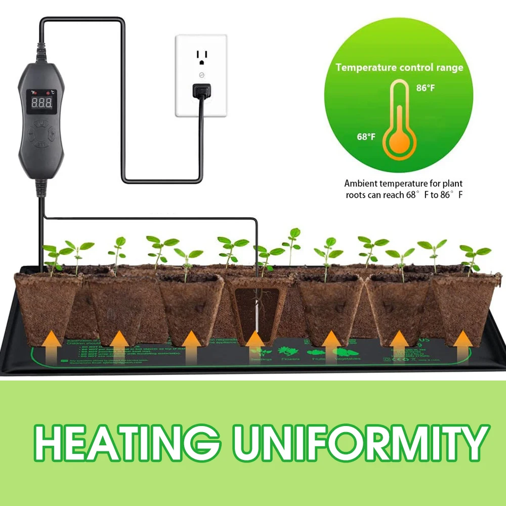 Alas pemanas bibit tanaman, 50 - Seedling Heat Mat ulasan dan harga