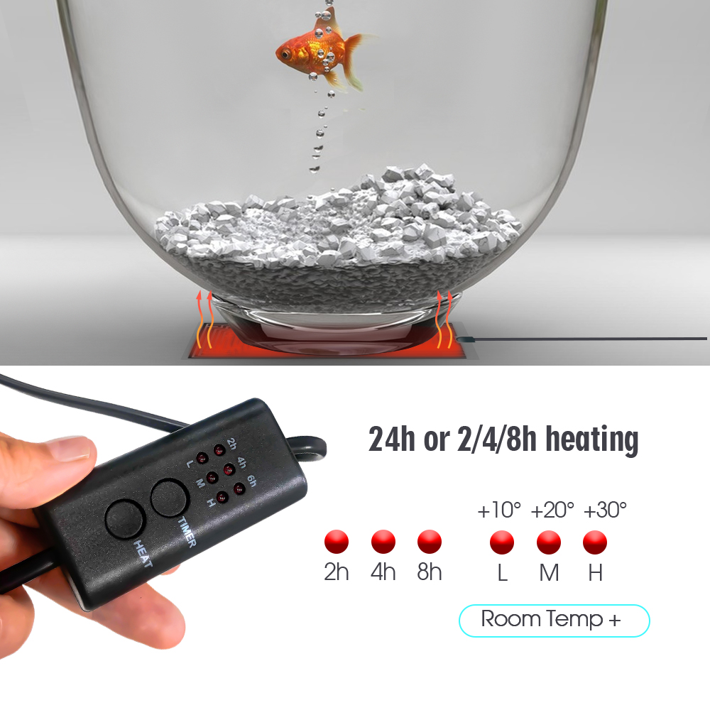 EU Plug 5-20w reptil pengendal - Seedling Heat Mat ulasan dan harga