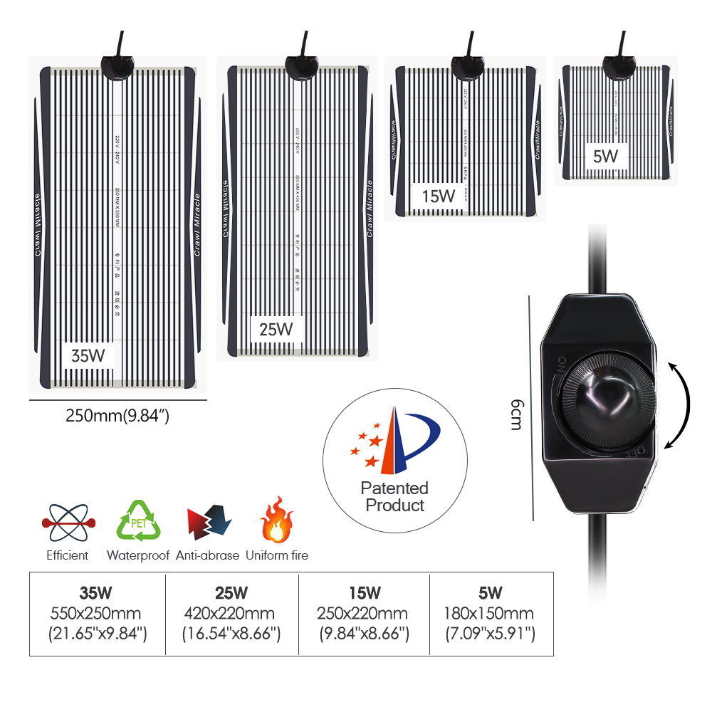 Bahan Grafena EU/AU/UK/US, Mat - Seedling Heat Mat ulasan dan harga