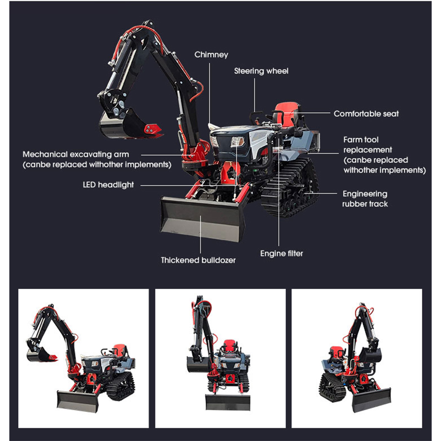 Traktor Pertanian Diesel 45HP  - Agriculture.Farming Design ulasan dan harga